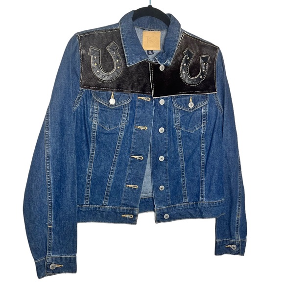 Custom Made Cowhide Denim Jacket - Picture 2 of 6
